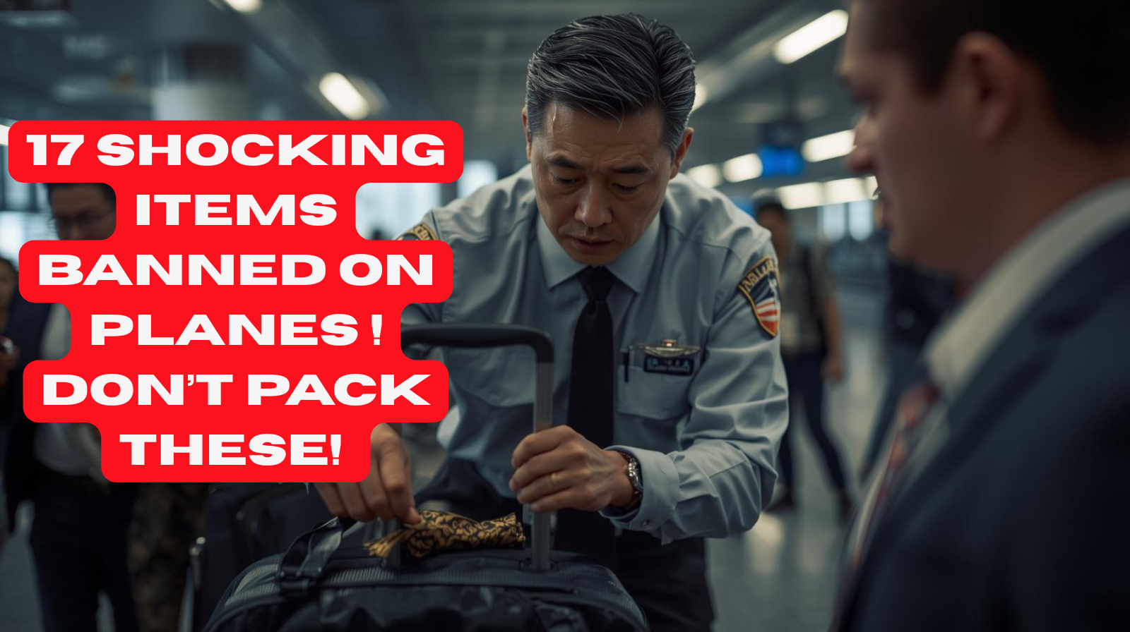 5 Shocking Items Not Allowed on Planes | Don’t Pack These In 2025