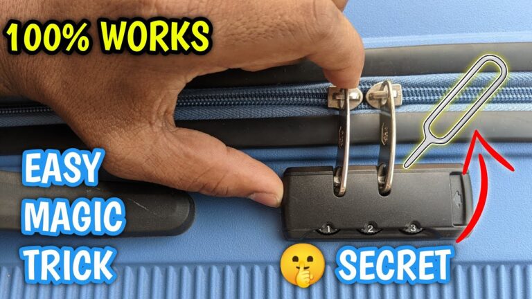 Samsonite TSA007 Lock Forgot Combination