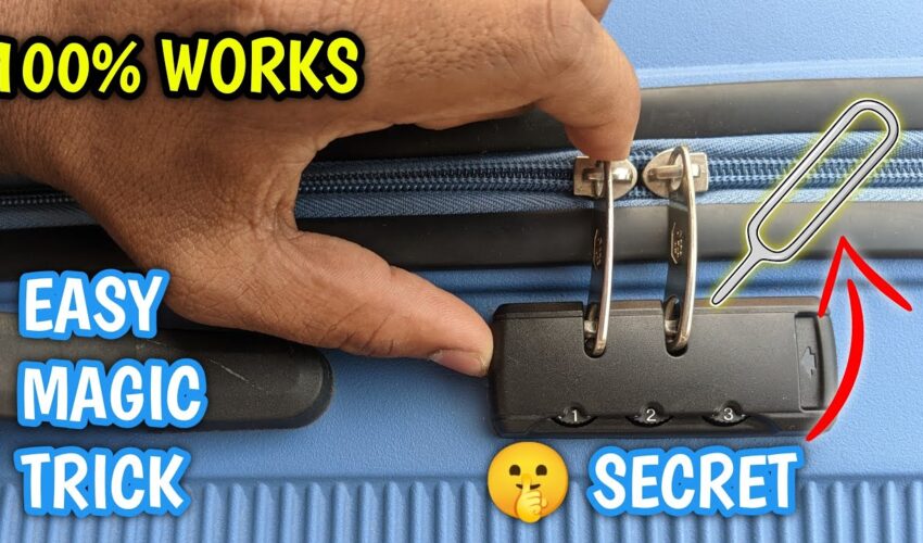 Samsonite TSA007 Lock Forgot Combination