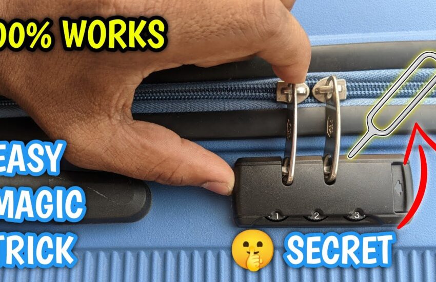 Samsonite TSA007 Lock Forgot Combination