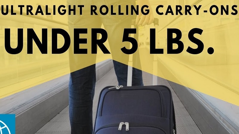 best lightweight carry on luggages under 5 lbs