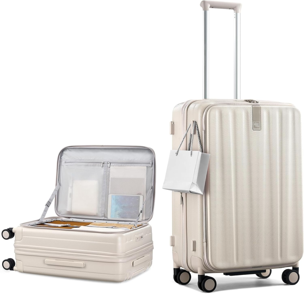 Hanke 24" Top-opening Hard Shell Luggage