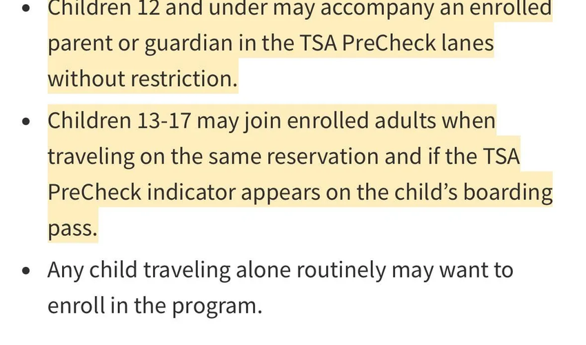 How Do I Get TSA Precheck for My Child