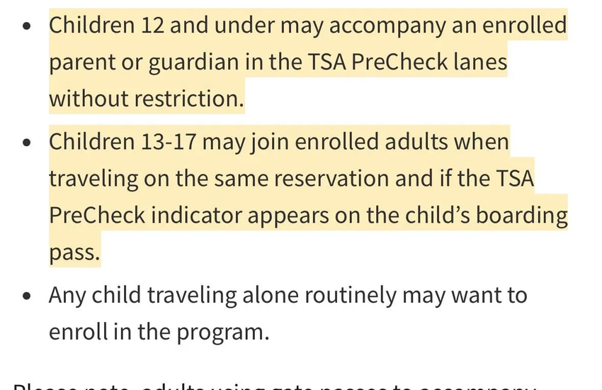 How Do I Get TSA Precheck for My Child
