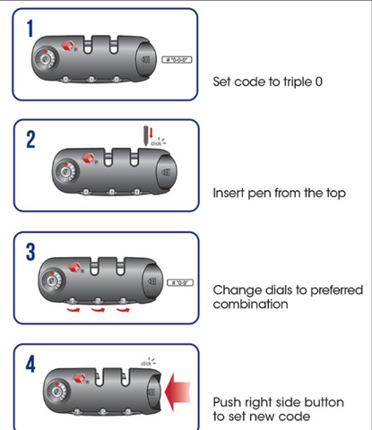 How To Reset Luggage Lock